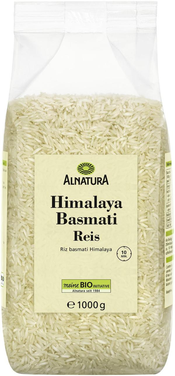 Produktfoto zu Himalaya Basmati Reis 1 kg Alnatura