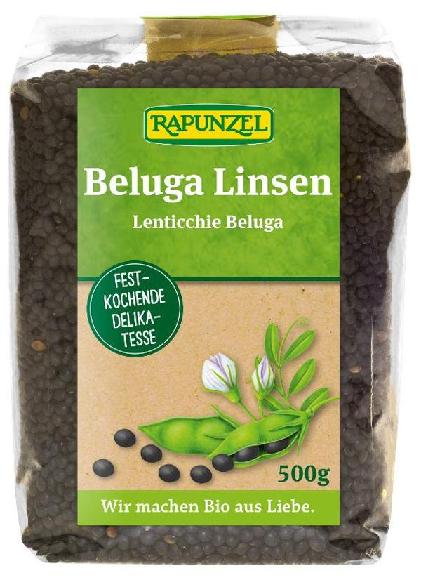 Produktfoto zu Beluga Linsen schwarz 500g Rapunzel