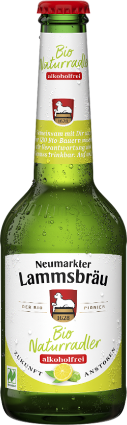 Produktfoto zu VPE Bier Radler alkoholfrei 10x0,33 l Neumarkter Lammsbräu