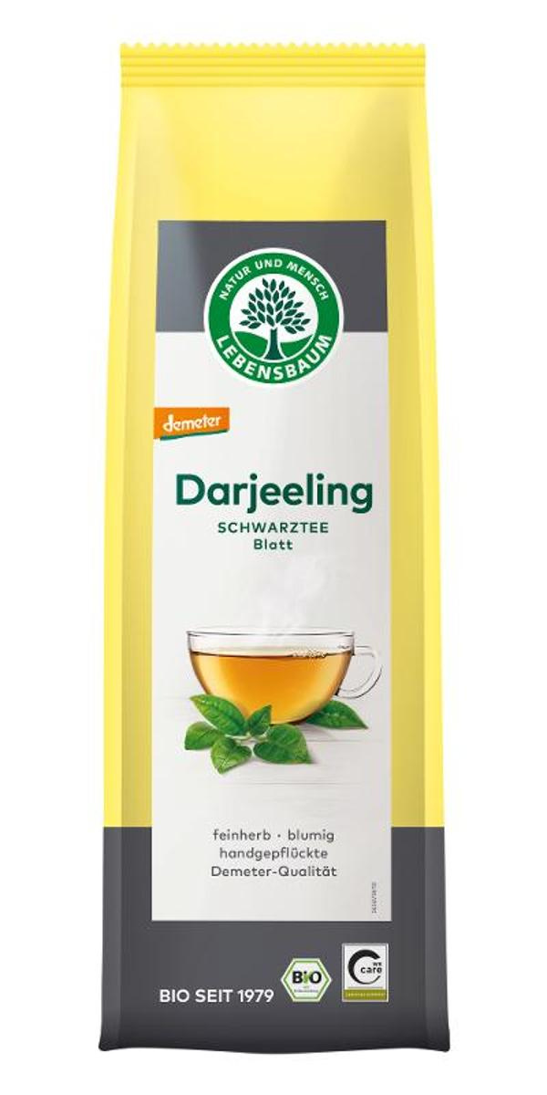 Produktfoto zu Schwarztee Darjeeling 75g lose Lebensbaum