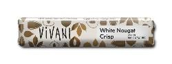 Produktfoto zu Schokoriegel White Nougat Crisp 35 g Vivani