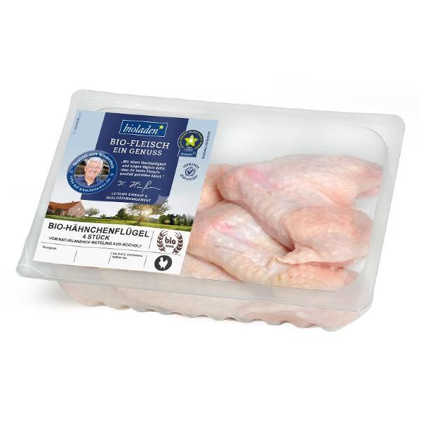 Produktfoto zu Hähnchenflügel 4 St. ca.300g bioladen