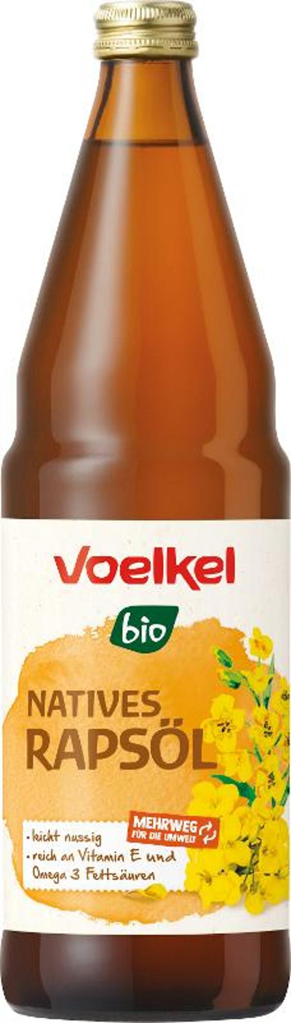 Produktfoto zu Rapsöl nativ 0,75l Voelkel