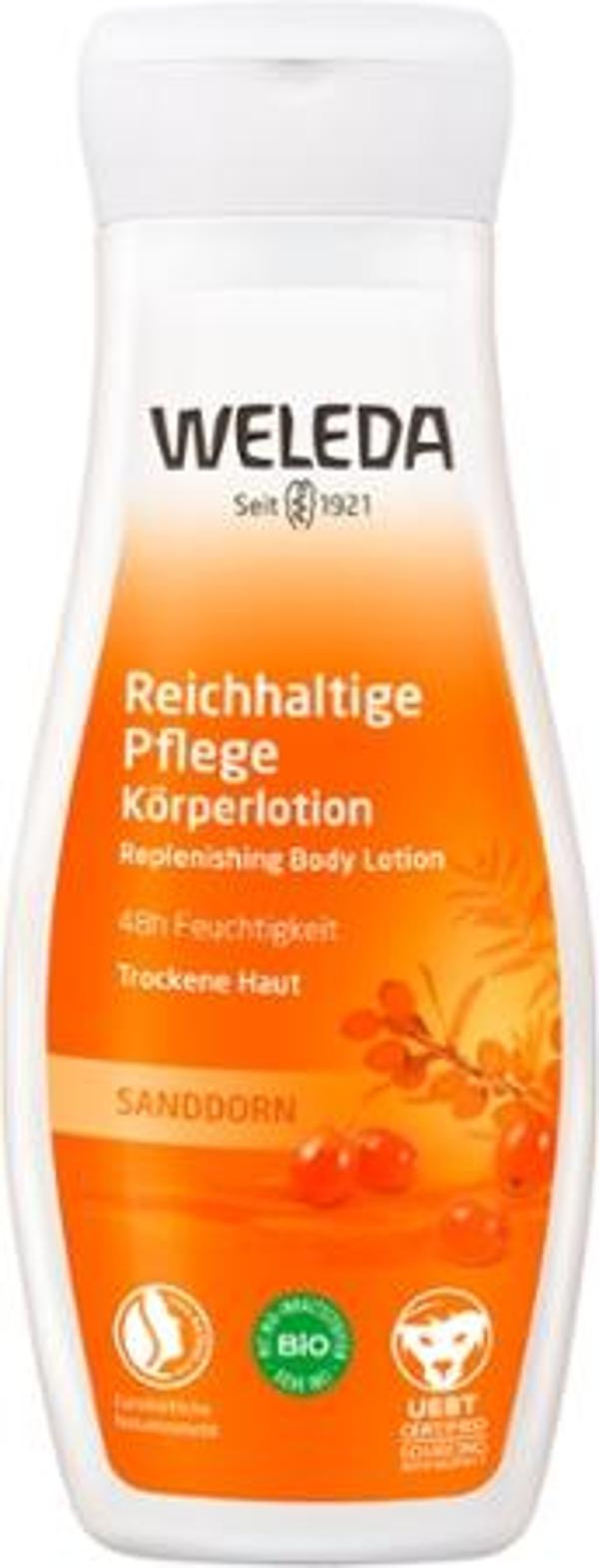 Produktfoto zu Sanddorn Reichhaltige Pflegelotion 200 ml Weleda