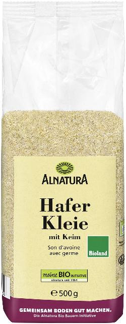 Produktfoto zu Haferkleie mit Keim 500g Alnatura